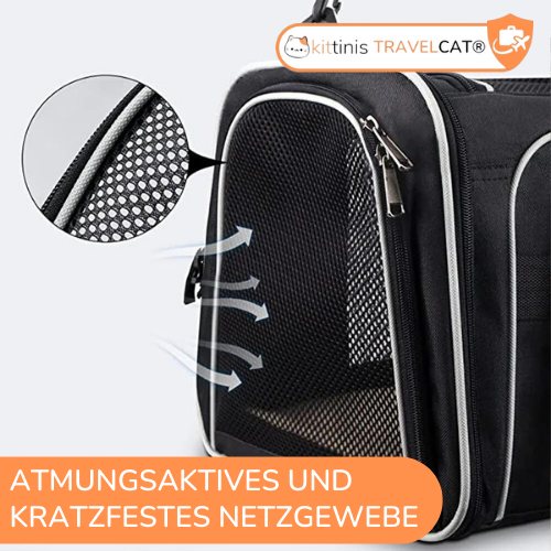 KITTINIS™ robuste Transporttasche für Katzen - "TRAVELCAT"®