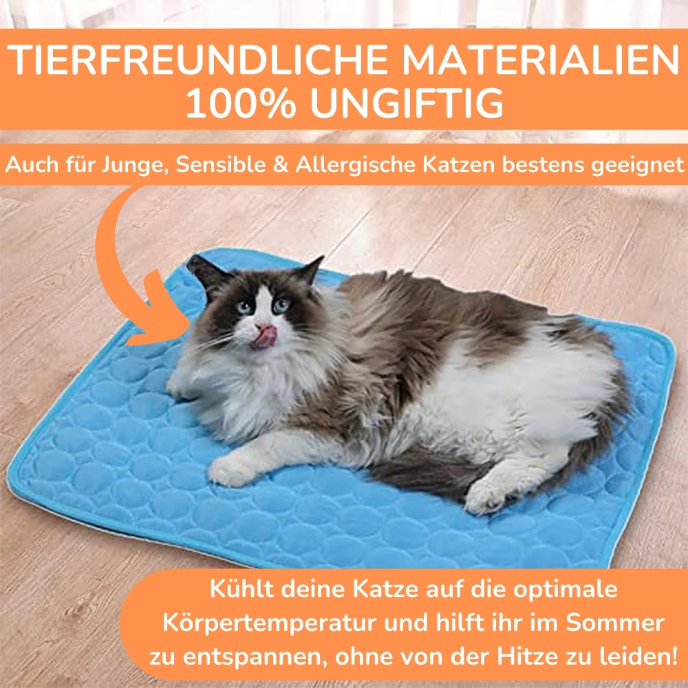 CoolCat® V.4 - Premium Kühlmatte mit Eisseide