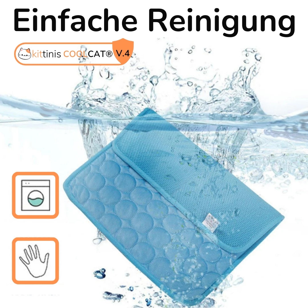 CoolCat® V.4 - Premium Kühlmatte mit Eisseide