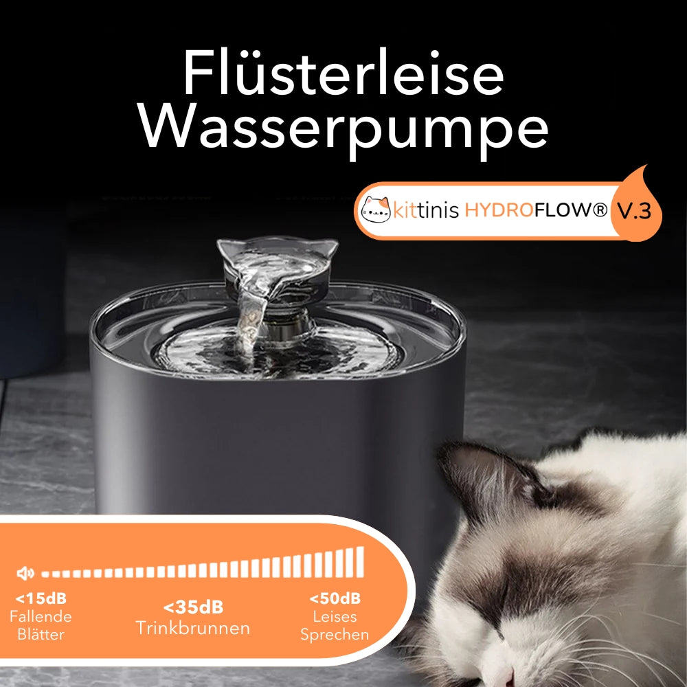 HYDROFLOW® - Trinkwasser Katzenbrunnen mit HydroFlow® Filter V.3