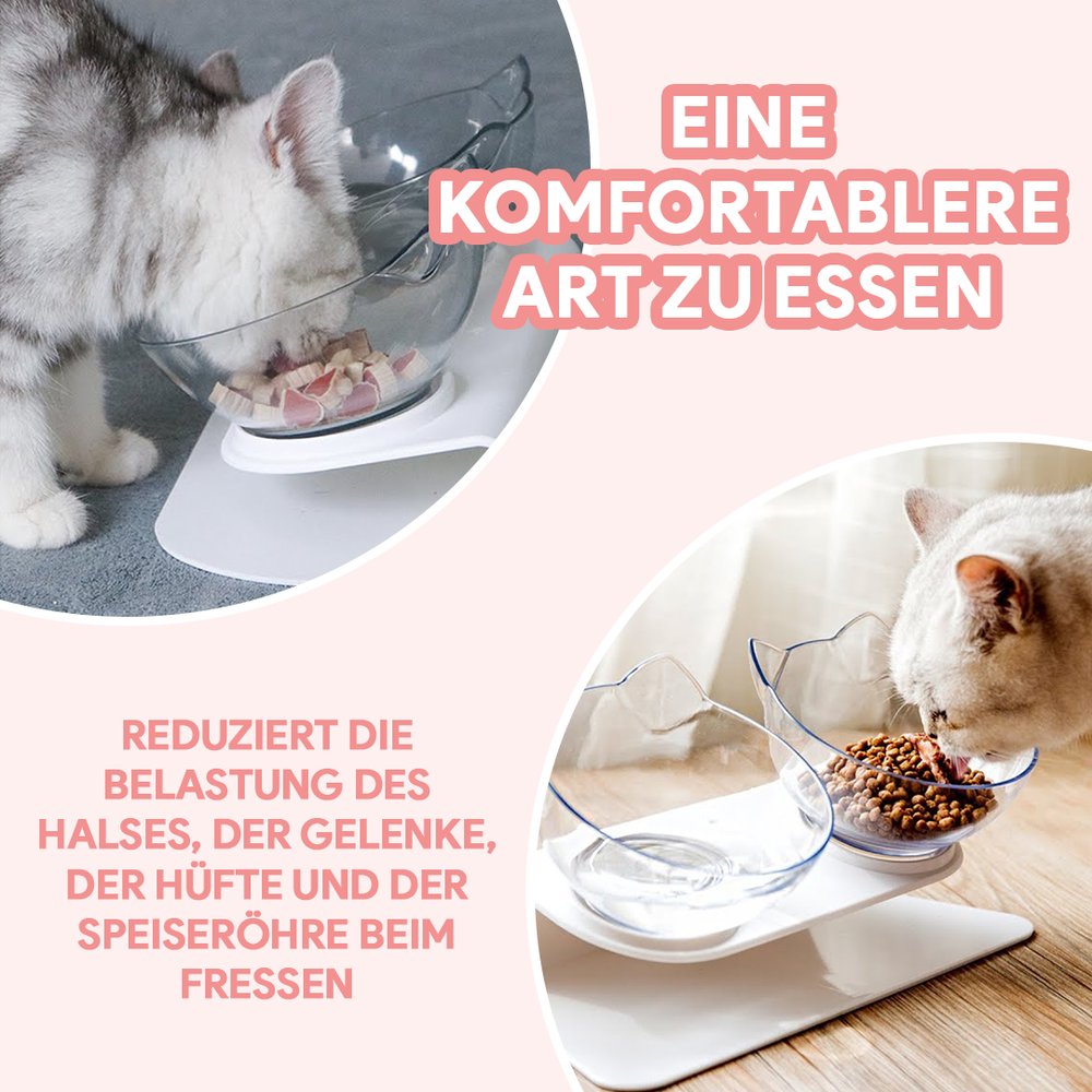 KittyBowl™ - Orthopädischer Anti-Erbrechen Fressnapf