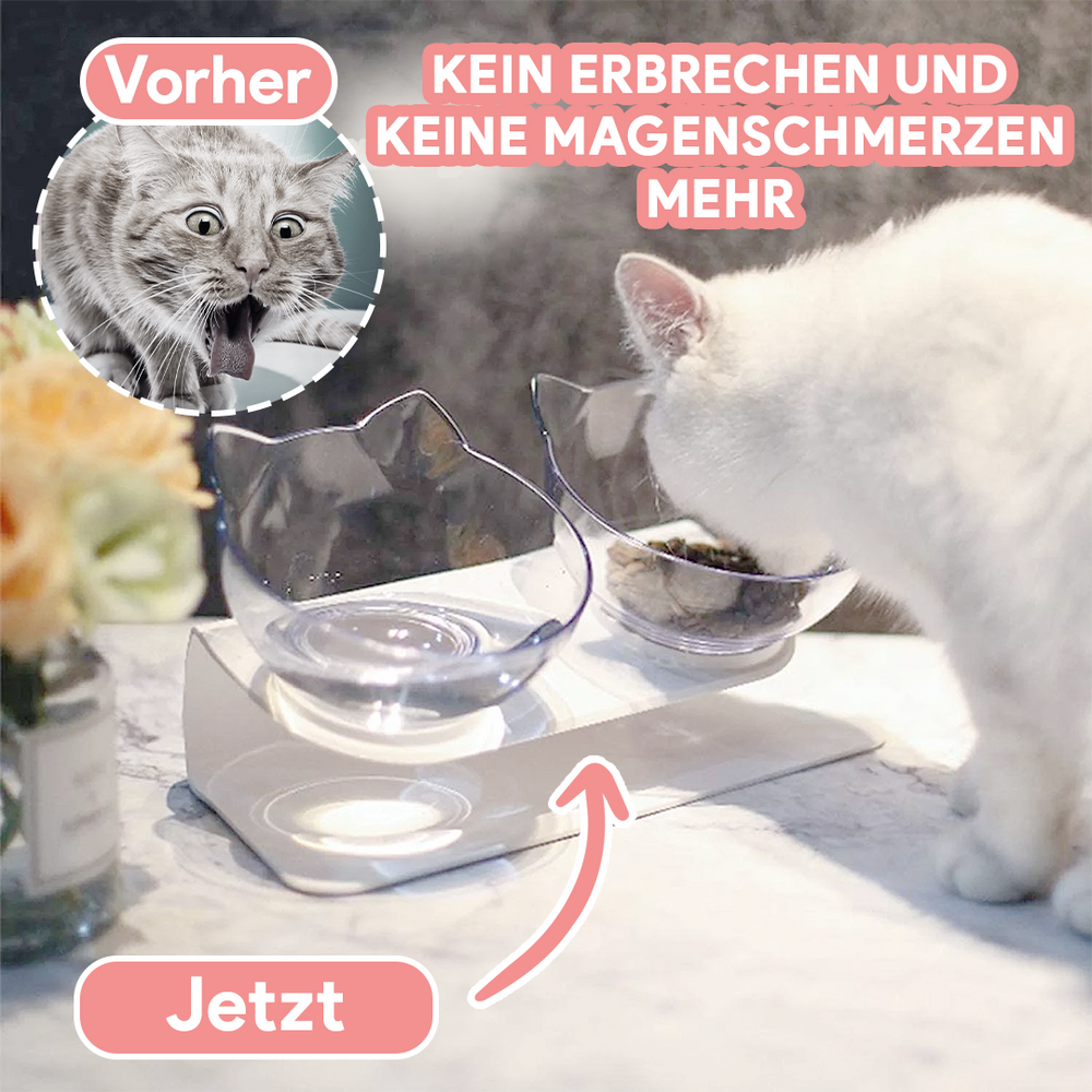 KittyBowl™ - Orthopädischer Anti-Erbrechen Fressnapf