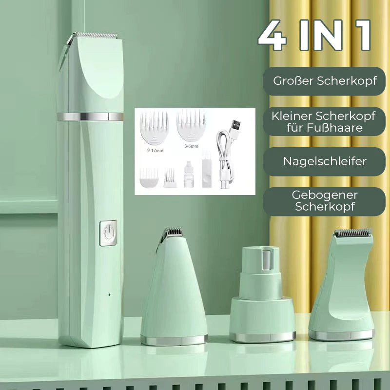 QUATTRO-SHAVE KIT - 4-in-1 Haustier-Rasierer