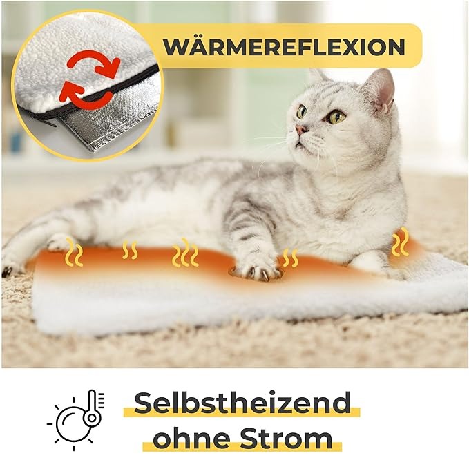 SELFHEAT® - Selbstheizende Wärmematte für Katzen