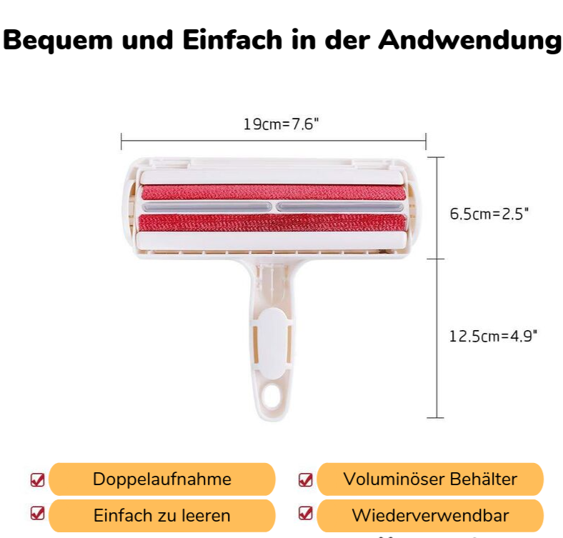 SmartFur® - Fusselrolle fürs Leben (Einmalanschaffung)