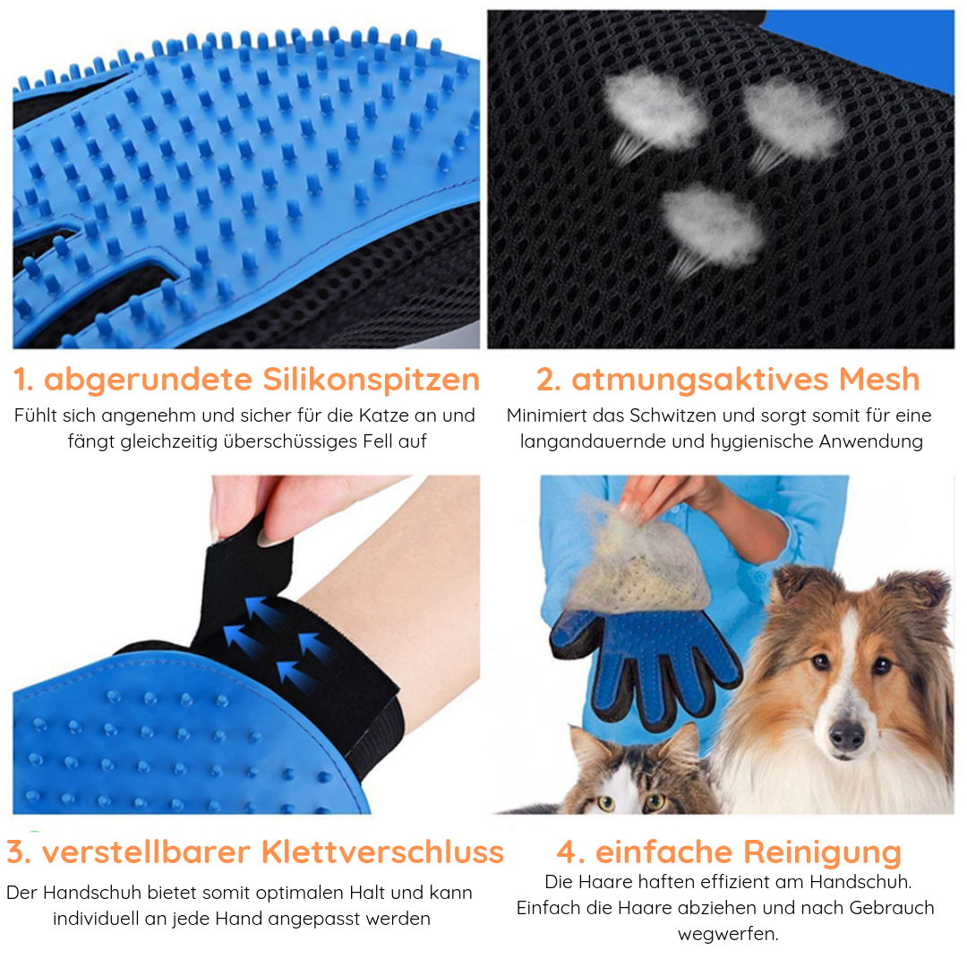 FurPro® - Fellpflege-Handschuh für Katzen