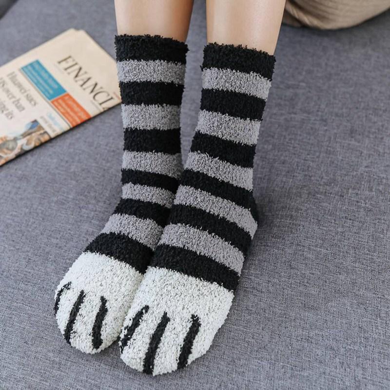 Samtweiche Pfotensocken (One-Size / Einheitsgröße) BAUMWOLLE